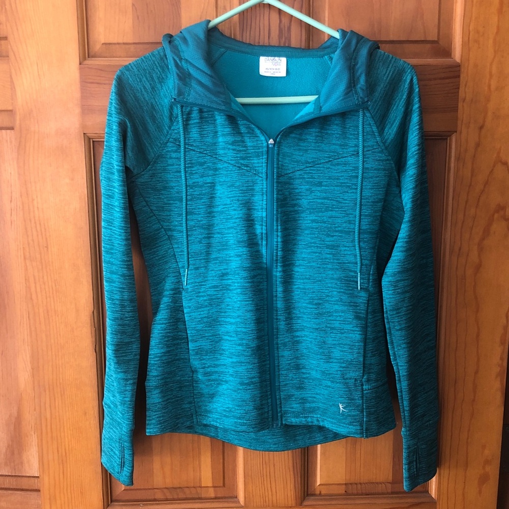 Danskin Teal Fleece Jacket